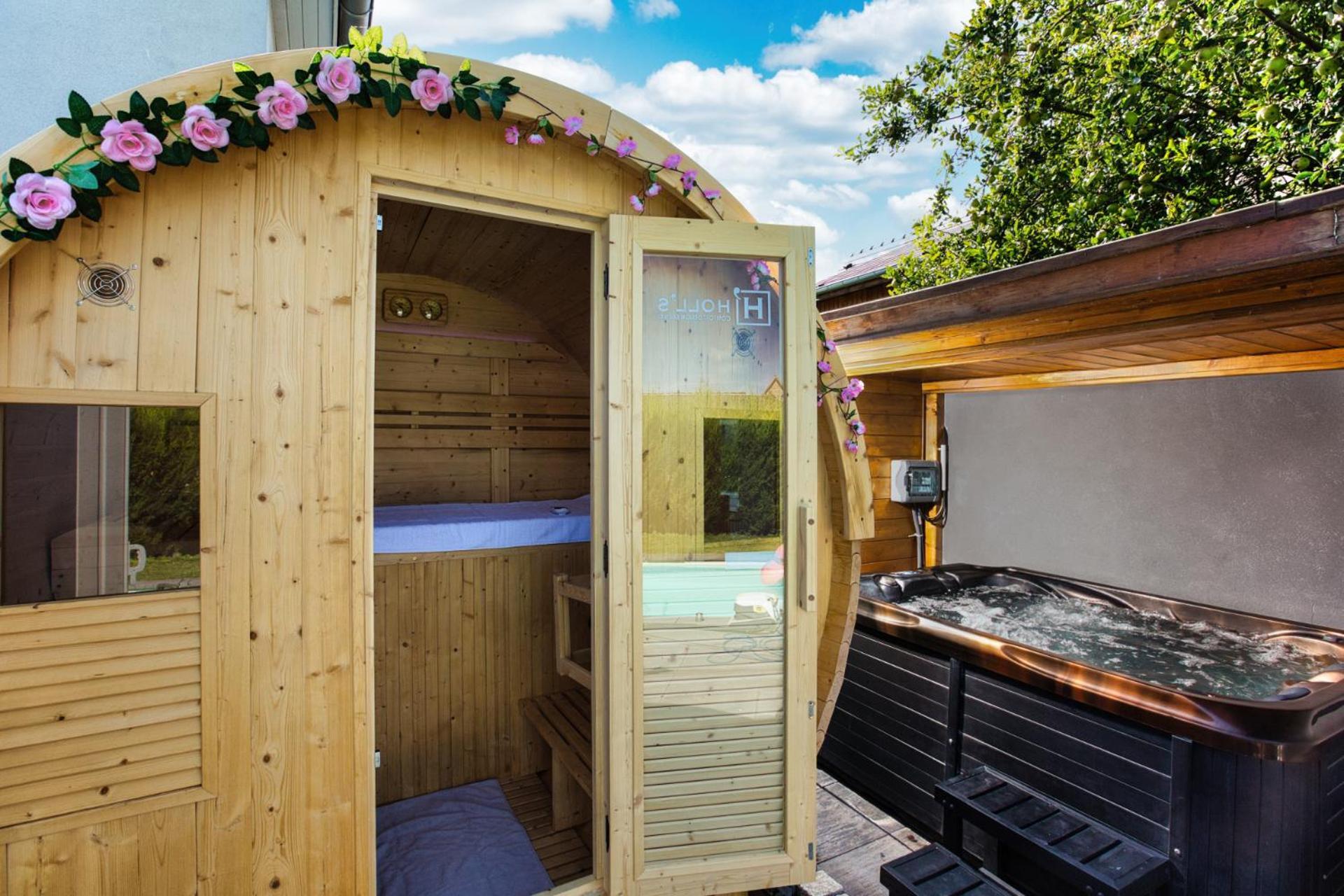 Gites Spa Strasbourg - Studio Romantique, Jacuzzi, Sauna, Terrasse Privee Furdenheim Exteriör bild